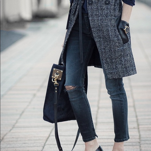 Rag & Bone Distressed ‘Ultra’ Capri Skinny Jeans - Picture 1 of 8